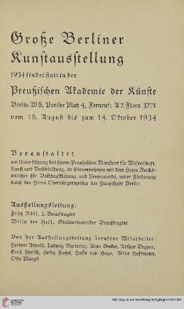 Große Berliner Kunstausstellung