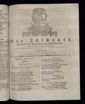 No. 83 - 11. Juli 1822