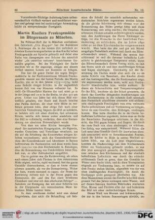 2: Martin Knollers Freskogemälde im Bürgersaale zu München