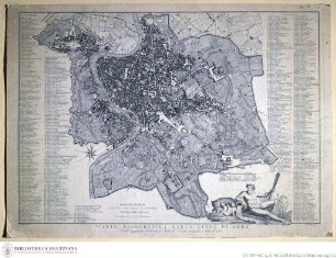 Pianta Topografica della Città di Roma - Rom, Plan