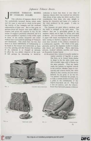 Japanese tobacco boxes