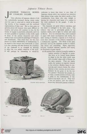 Japanese tobacco boxes