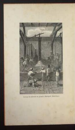 Tafel: Lavage du minerai de plomb à Huelgoët (Morbihan).