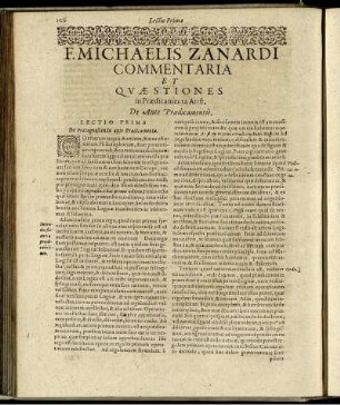 [...] Commentaria et Quaestiones in Praedicamenta Arist.