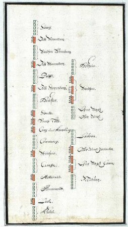 WHK 8 Reichs- und Französischer Krieg von 1688-1697 bis zum Frieden von Ryswick: Schlachtordnung der kaiserlichen Armee,1692