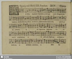 XCV. Ad festa sanctorum Ecclesiae