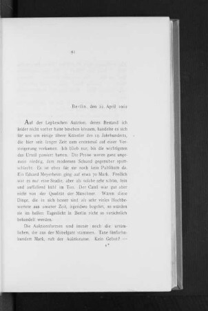 Berlin, den 22. April 1902