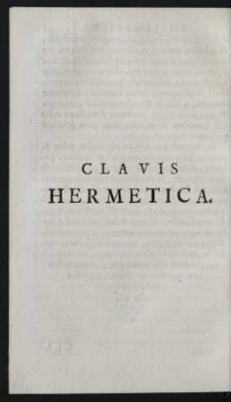 Clavis Hermetica
