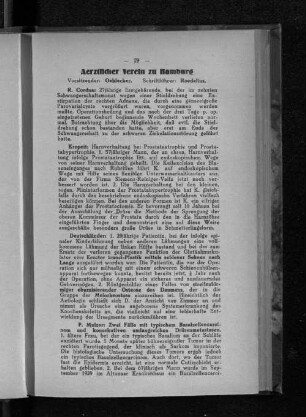 Aerztlicher Verein zu Hamburg