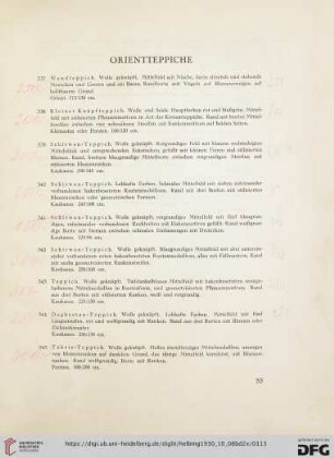 Orientteppiche (Nr. 337-351)