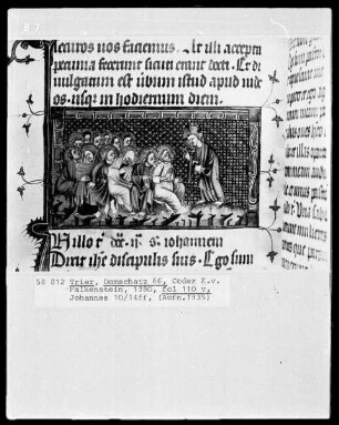 Perikopenbuch des Erzbischofs Kuno von Falkenstein: Christus: Ich bin der gute Hirte