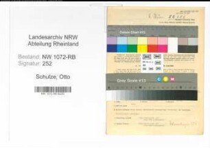 Entnazifizierung Otto Schulze , geb. 05.05.1897 (Polizist)