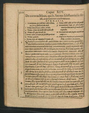Caput XIV. De contractibus, quib. forma substantialis deest, an iuramento confirmentur.