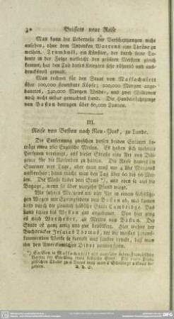 III. Reise von Boston nach Neu-York, zu Lande