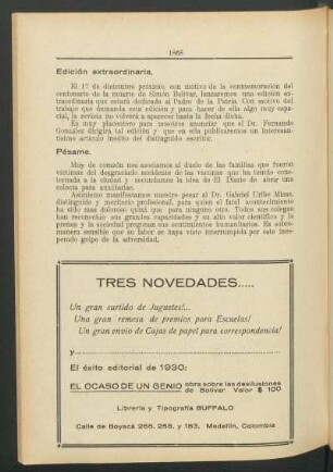 Edición extraordinaria
