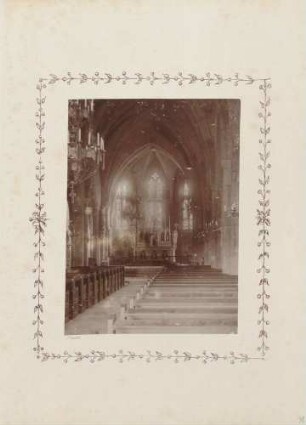 Innenansicht der Katholischen Kirche in Mörchingen