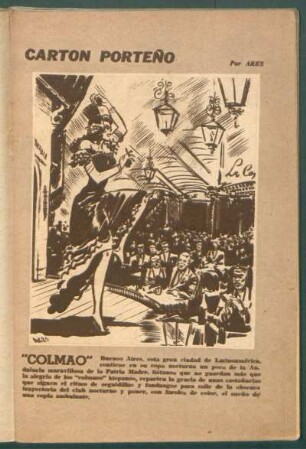 "Colmao" - [Dibujo] : Cartón porteño