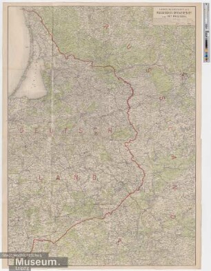 Ravensteins Kriegskarte Nr. 6. Russisches Grenzgebiet gegen Ost - Preussen