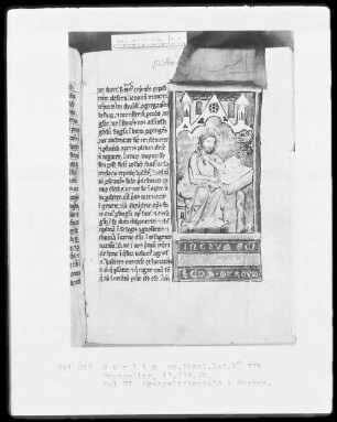 Evangeliar — Der Evangelist Markus, Folio 37recto