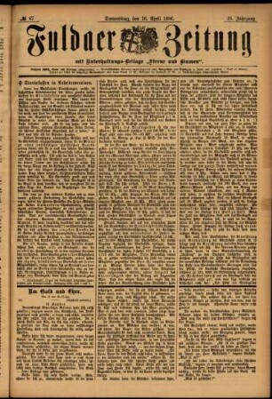 Ausgabe vom Donnerstag, den 16. April 1896.