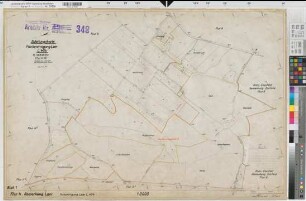 Laer (Laer), Flurbereinigung Laer, Bl.1 Zuteilungskarte Flur 4