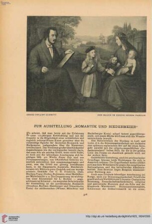 39: Zur Ausstellung "Romantik und Biedermeier"