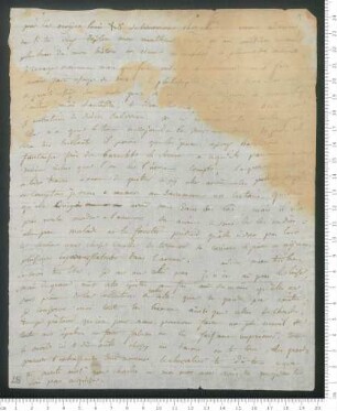 Brief von Madeleine de Chamisso an Charles de Chamisso