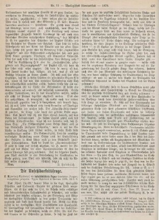 419-421 Die Unfehlbarkeitsfrage