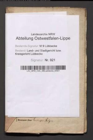 Erblasser: Möller, Charlotte, geb. Heidkamp: