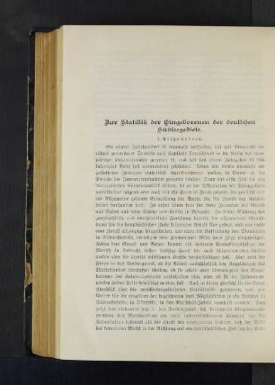 Zur Statistik der Eingeborenen der deutschen Südseegebiete.