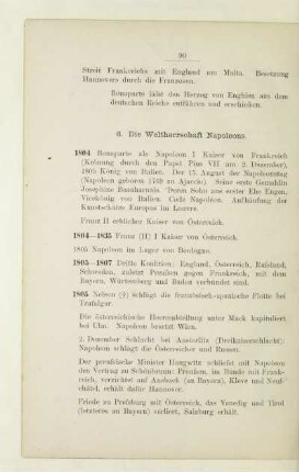 6. Die Weltherrschaft Napoleons