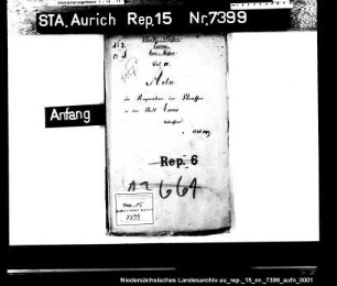 Die Straßenpflasterung in Esens