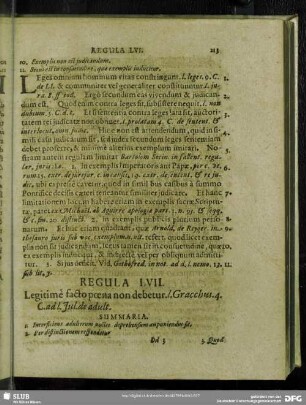 Regula LVII. Legitimè facto poena non debetur