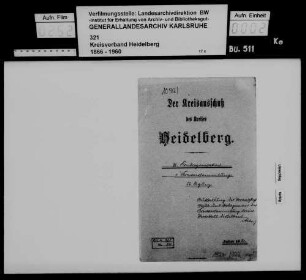 Vorbereitung und Durchführung der Kreisversammlung vom 17. Dezember 1921 - 56. ordentliche Sitzung