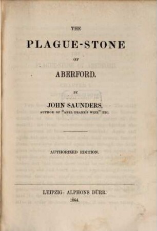 The Plague-stone of Aberford