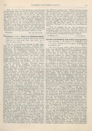 110-111 [Rezension] Cohrs, Ferdinand (Hrsg.), Zeitschrift der Gesellschaft für niedersächsische Kirchengeschichte. 16. Jahrg