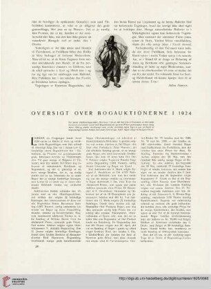 Oversigt over Bogauktionerne i 1924