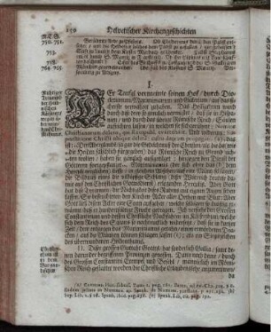 Abschnitt I-XIV etc.