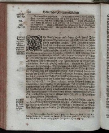 Abschnitt I-XIV etc.