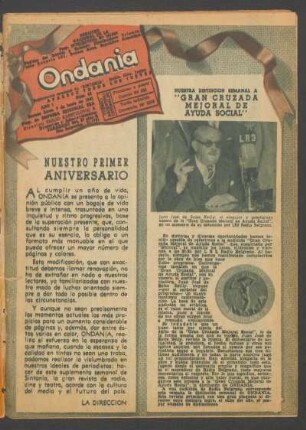 Nuestro primer aniversario