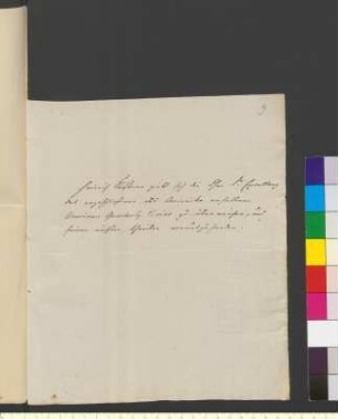 Brief von Küstner, Felix Ferdinand Heinrich an Goethe, Johann Wolfgang von