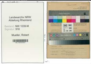 Entnazifizierung Robert Mueller , geb. 11.03.1901 (Bauunternehmer)