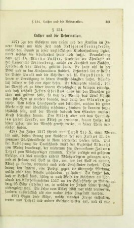 § 154. Luther und die Reformation
