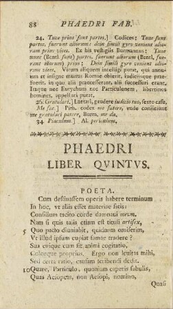 Phaedri Liber Qvintvs