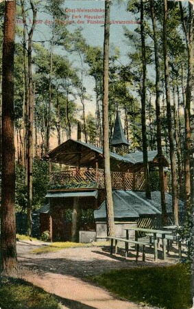 Park Meusdorf, Leipzig: Leipziger Lunapark ; Obst-Weinschänke in Park Meusdorf ; 1813 Lager der Truppen des Fürsten Schwarzenberg
