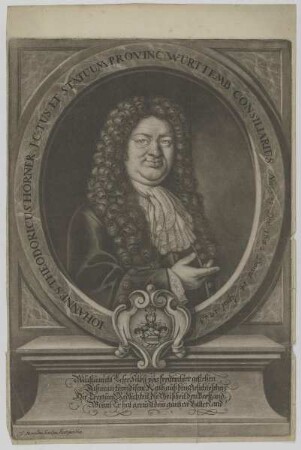 Bildnis des Iohannes Theodoricus Hörner