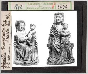 Münster, Landesmuseum, zwei Madonnen