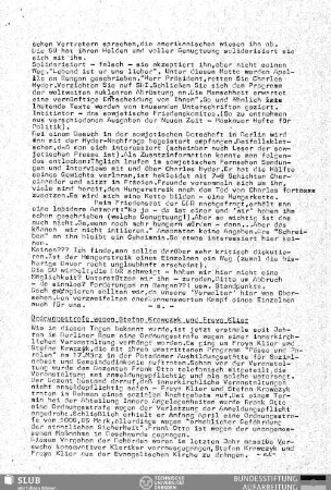 Ordnungsstrafe wegen Stefan Krawczyk und Freya Klier