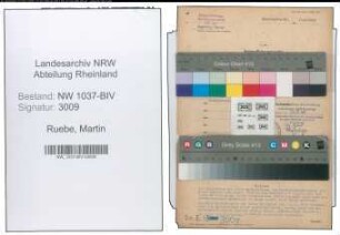 Entnazifizierung Martin Ruebe , geb. 26.10.1906 (Studienrat)