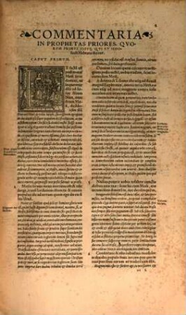 Christophorus Froschoverus pio lectori S.D. En damus tibi Christianissime Lector, Commentaria Bibliorum Et Illa Brevia Quidem Ac Catholica, eruditissimi simul & piissimi viri Chuonradi Pellicani Rubeaquensis : qui & Vulgatam commentariis inseruit aeditionem, sed ad Hebraicam lectionem accurate emendatam. Habes aut[em] in hoc opere quicquid syncerae theologiae est. Ideoq[ue] si sapis ex ipso potius Sacroru[m] fonte, quam rivulis Religionem veram imbibe, 2. In Quo Continetur Historia Sacra, Prophetae Inquam Priores, Libri Videlicet Josue, Iudicum, Ruht, Samuelis, Regum, & ex Hagiographis, Paralipomenon, Ezr[a]e, Nehemiae, & Hester. Commentariis Chuonradi Pellicani Rubeaquensis illustrati